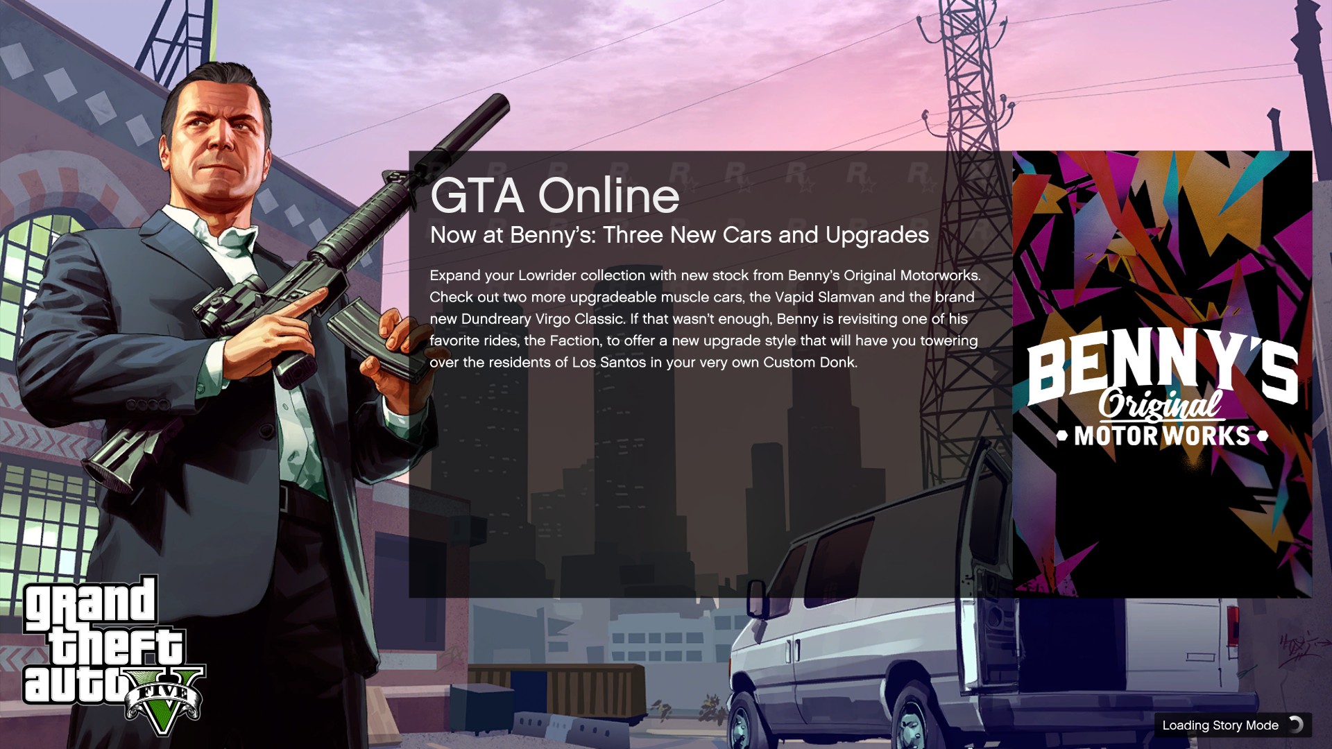 GTA V Online Updates Improved Loading Times and Lowriders Patch