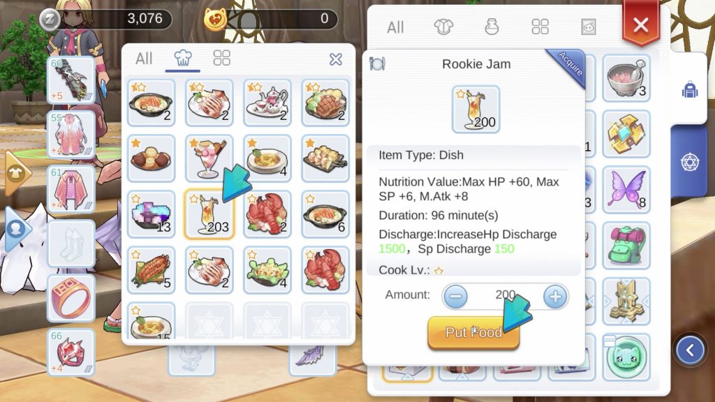 Sp regen food ragnarok mobile qleromemory