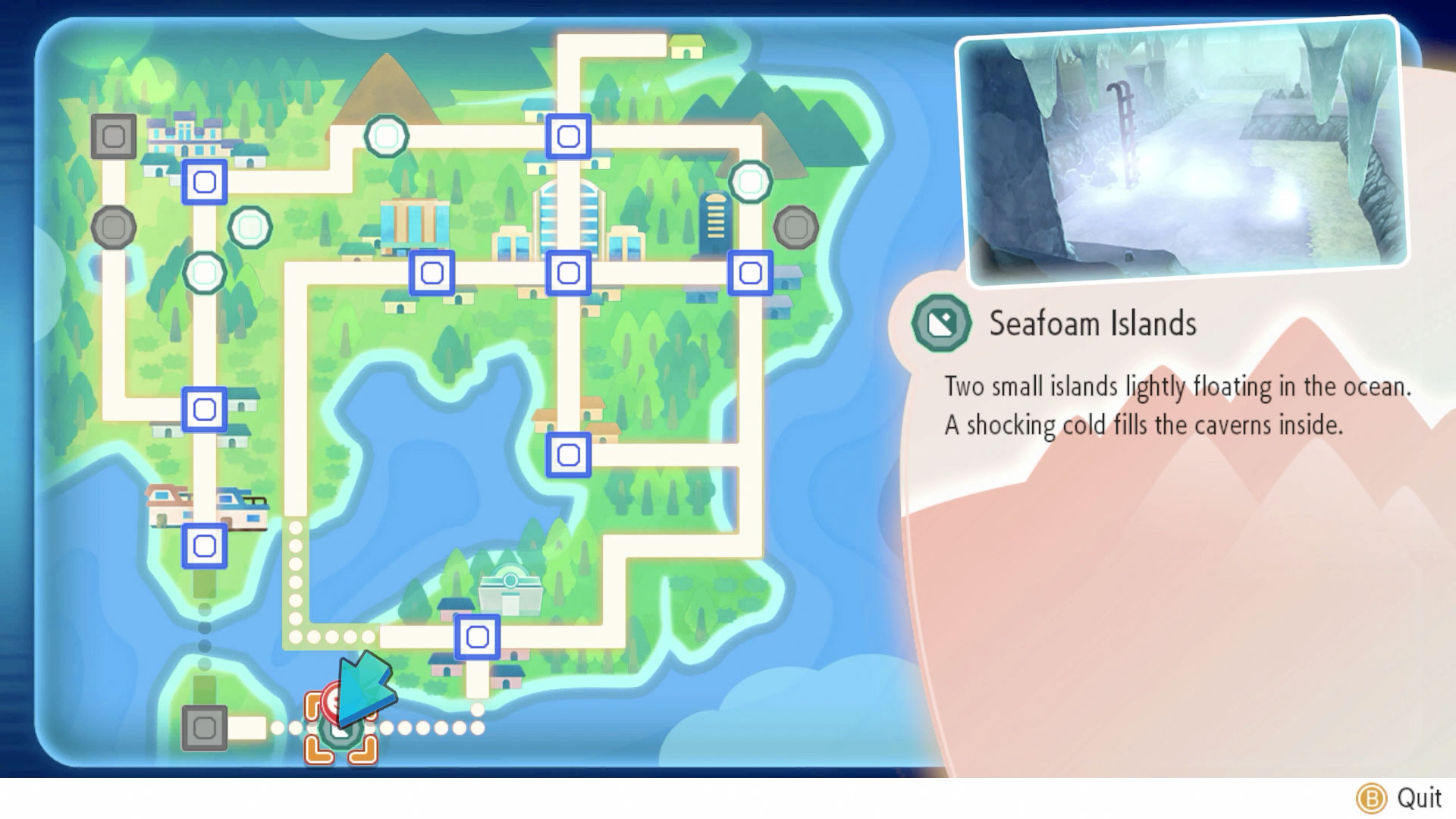 Seafoam Island Pokemon Lets Go Pikachu Eevee Gamingphcom