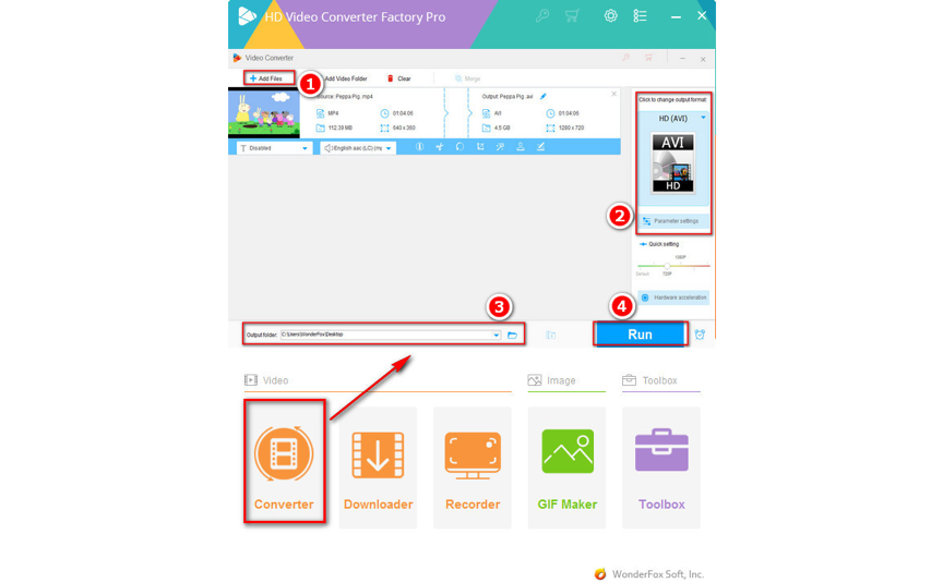 WonderFox HD Video Converter Factory Pro Let You Convert SD Videos to