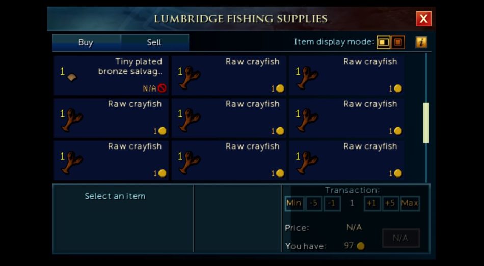 Fishing Guide in RuneScape Mobile, How to Catch Fish