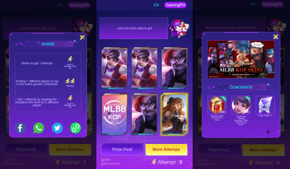 Get FREE Skin from Card Flip Event in Mobile Legends Bang Bang