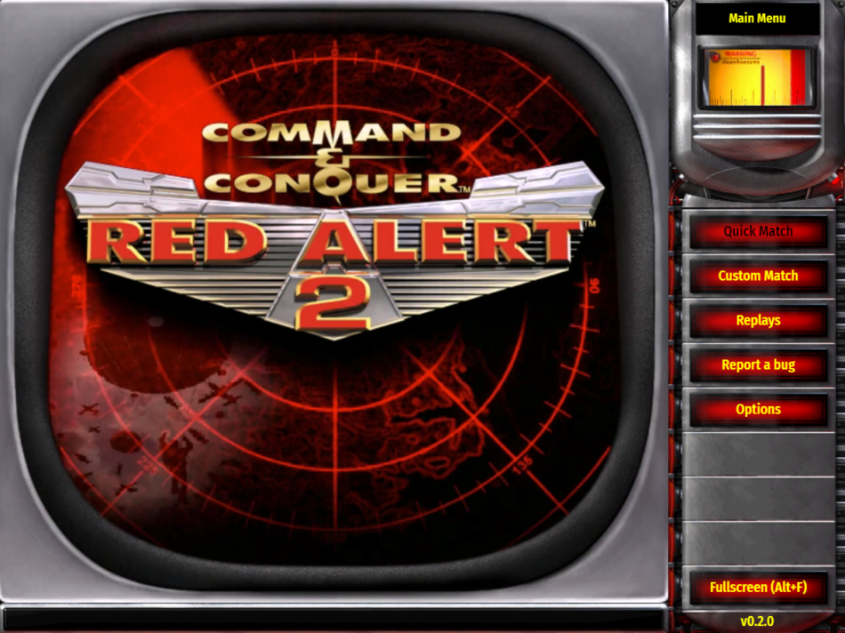 origin red alert 2 windows 10 black screen